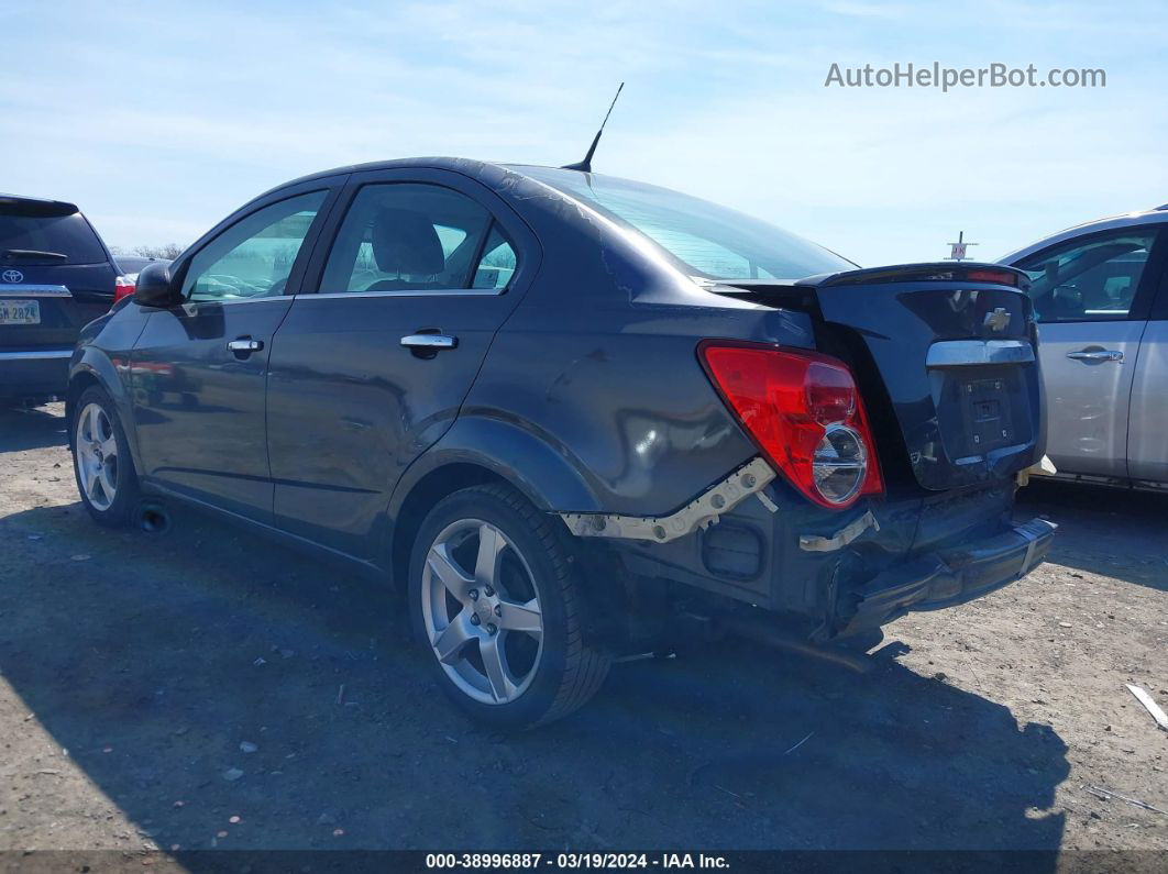 2013 Chevrolet Sonic Ltz Auto Gray vin: 1G1JE5SH8D4174475