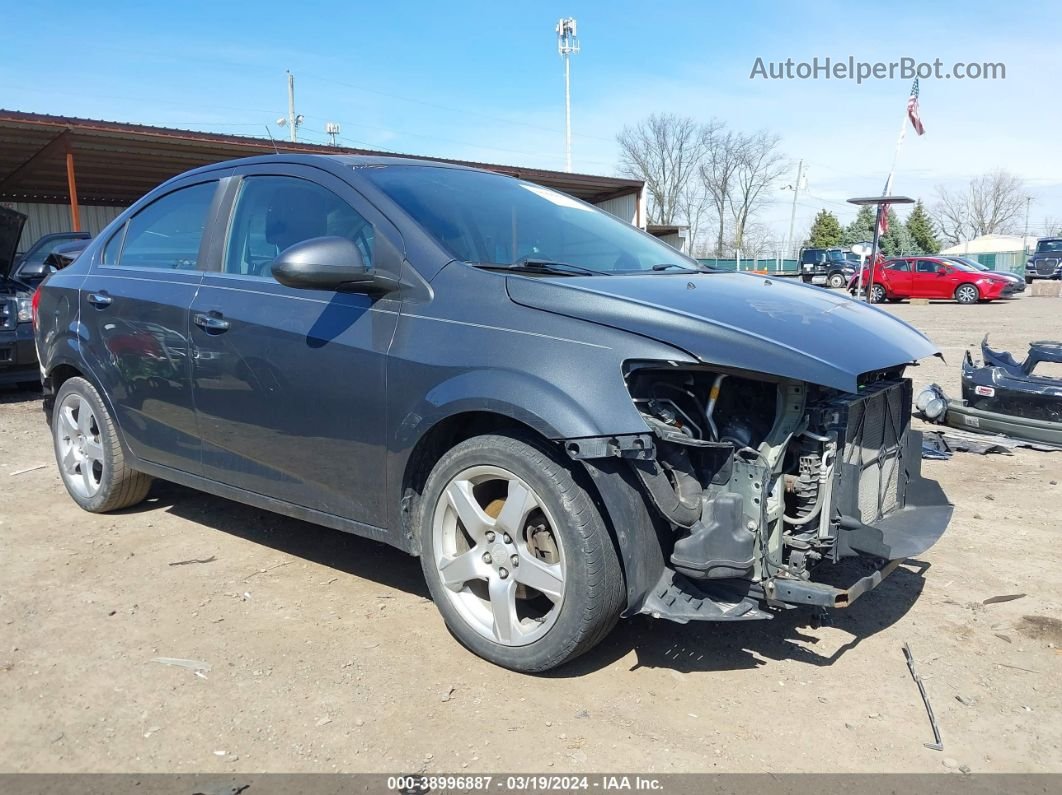 2013 Chevrolet Sonic Ltz Auto Gray vin: 1G1JE5SH8D4174475