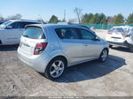 2013 Chevrolet Sonic Ltz Auto Silver vin: 1G1JE6SB0D4222312