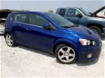 2014 Chevrolet Sonic Ltz Синий vin: 1G1JE6SB0E4220738