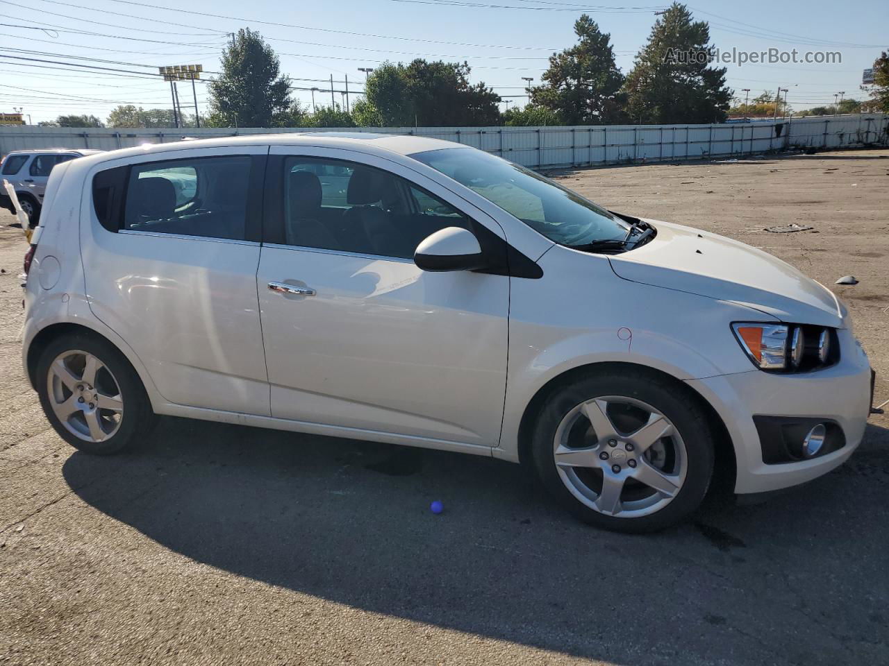 2013 Chevrolet Sonic Ltz White vin: 1G1JE6SB2D4239418