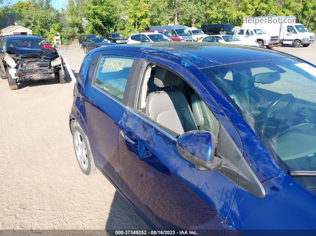 2014 Chevrolet Sonic Ltz Синий vin: 1G1JE6SB3E4131889