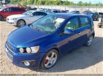 2014 Chevrolet Sonic Ltz Синий vin: 1G1JE6SB3E4131889