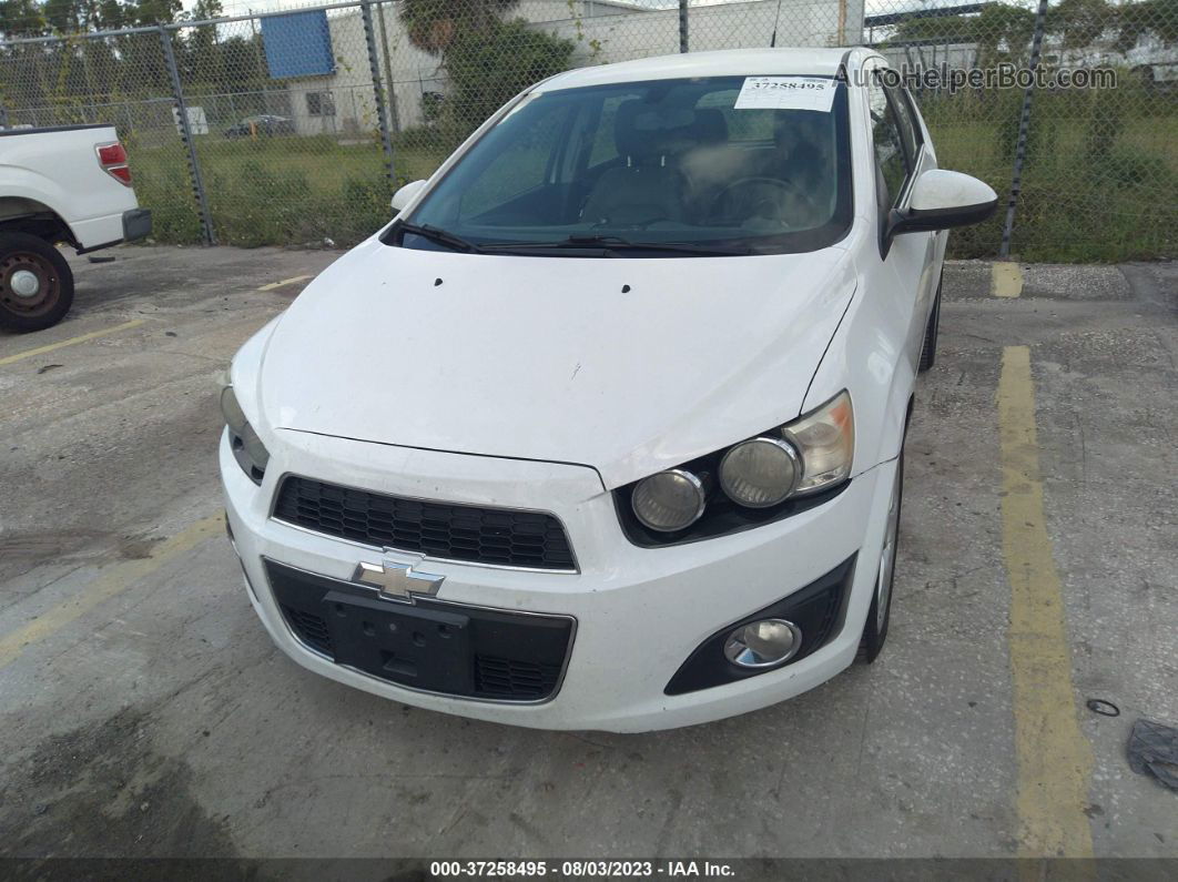 2014 Chevrolet Sonic Ltz White vin: 1G1JE6SB3E4219020