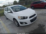 2014 Chevrolet Sonic Ltz White vin: 1G1JE6SB3E4219020