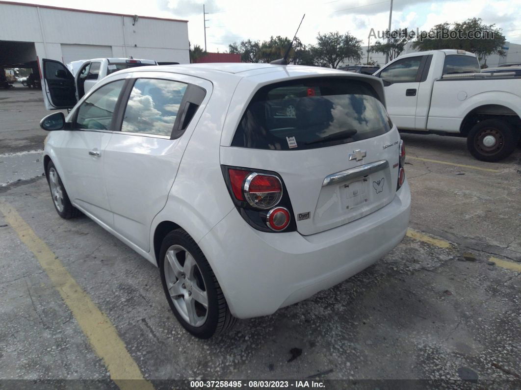 2014 Chevrolet Sonic Ltz White vin: 1G1JE6SB3E4219020