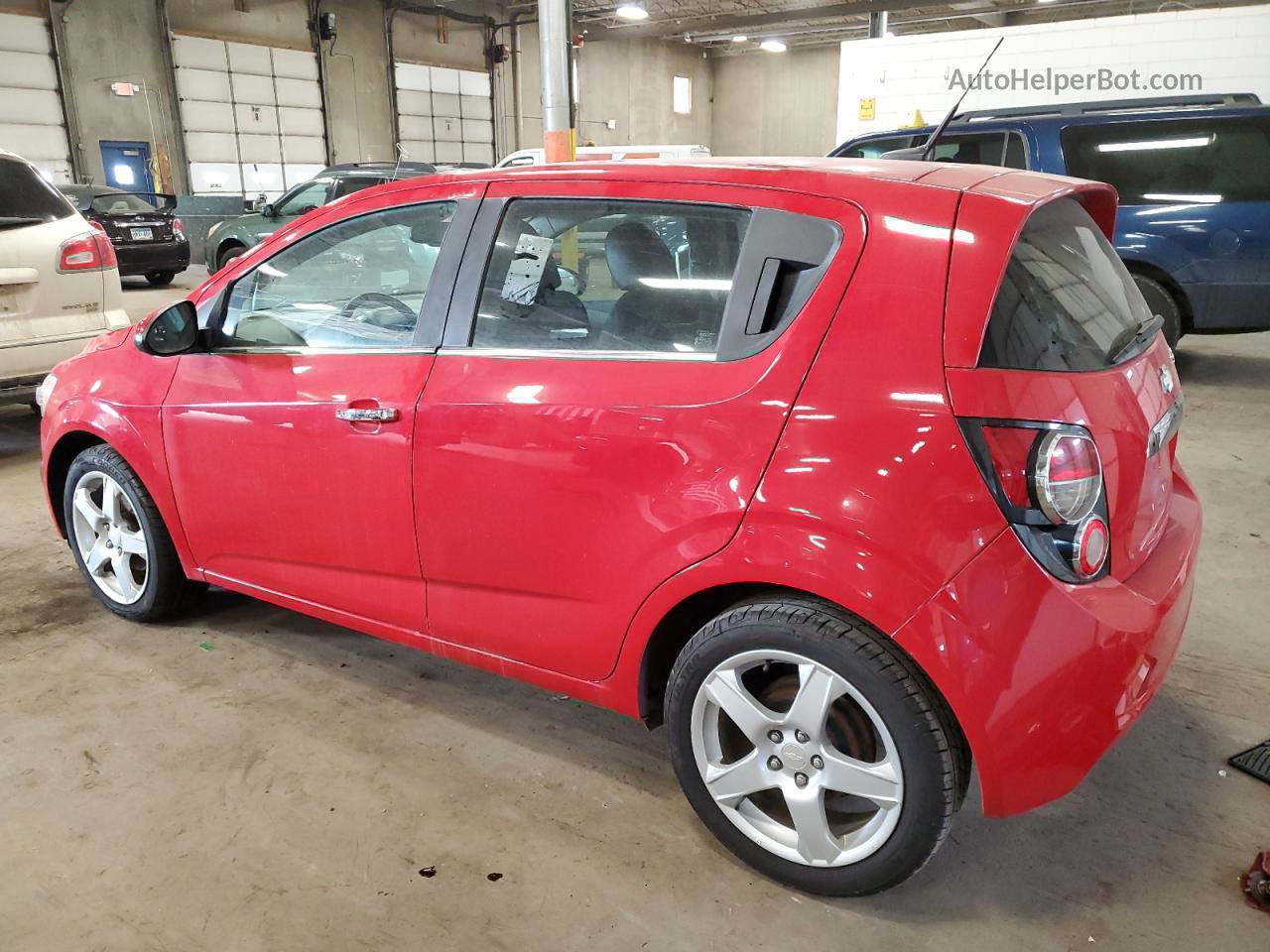 2013 Chevrolet Sonic Ltz Red vin: 1G1JE6SB5D4136140