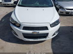 2013 Chevrolet Sonic Ltz Auto White vin: 1G1JE6SB7D4103706