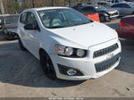 2013 Chevrolet Sonic Ltz Auto White vin: 1G1JE6SB7D4103706