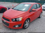 2013 Chevrolet Sonic Ltz Auto Orange vin: 1G1JE6SB7D4103852