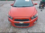 2013 Chevrolet Sonic Ltz Auto Orange vin: 1G1JE6SB7D4103852