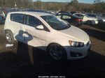 2013 Chevrolet Sonic Ltz Auto White vin: 1G1JE6SB7D4235414