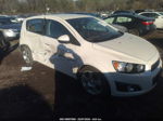 2013 Chevrolet Sonic Ltz Auto White vin: 1G1JE6SB7D4235414