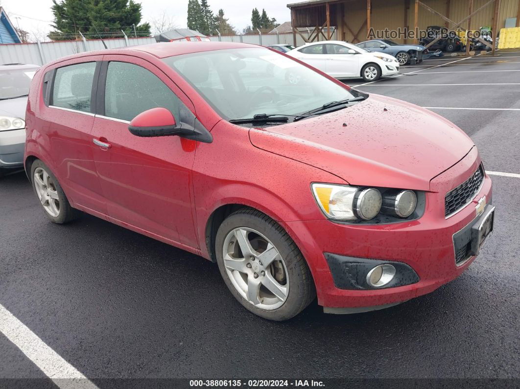 2014 Chevrolet Sonic Ltz Auto Red vin: 1G1JE6SB7E4190623