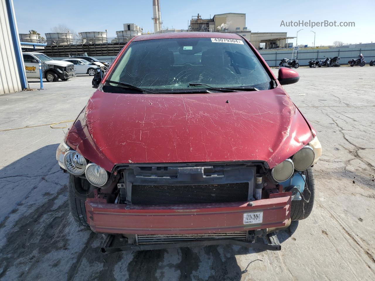 2013 Chevrolet Sonic Ltz Red vin: 1G1JE6SB9D4163499