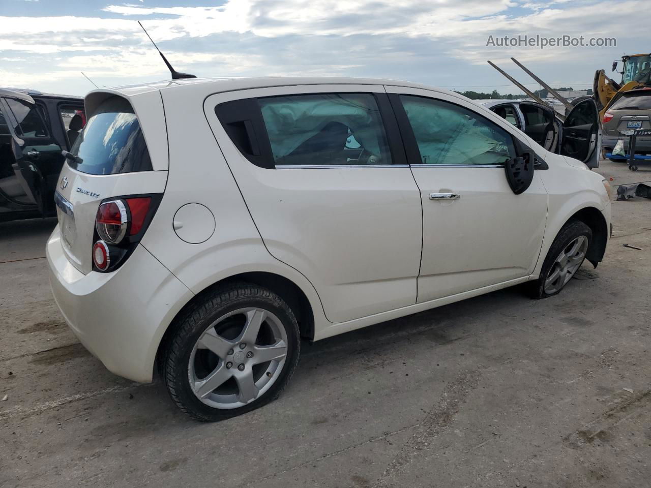 2014 Chevrolet Sonic Ltz White vin: 1G1JE6SG3E4236783