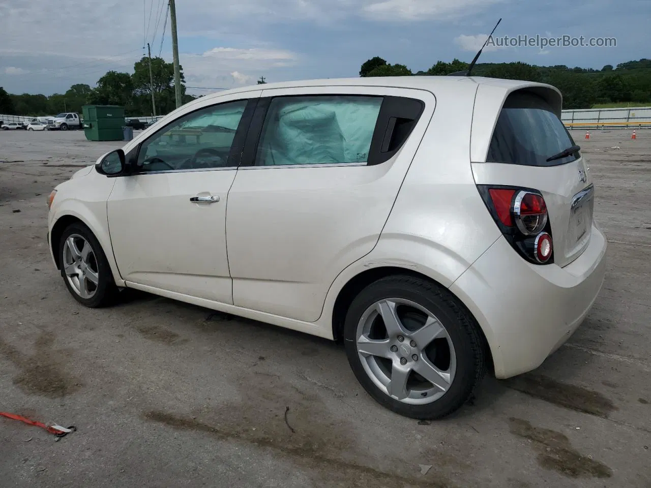 2014 Chevrolet Sonic Ltz White vin: 1G1JE6SG3E4236783