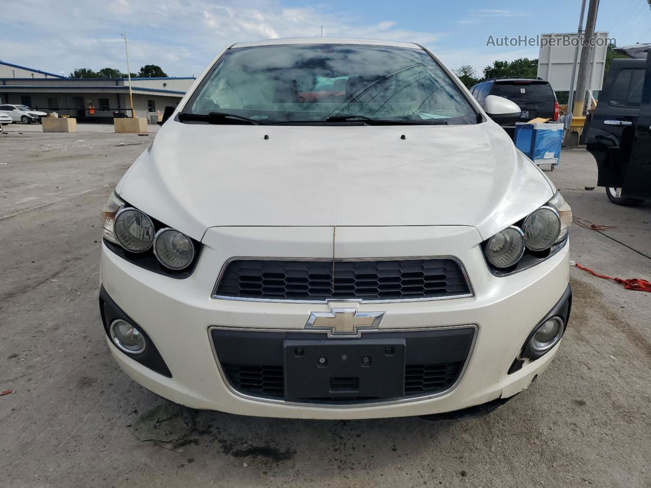 2014 Chevrolet Sonic Ltz White vin: 1G1JE6SG3E4236783