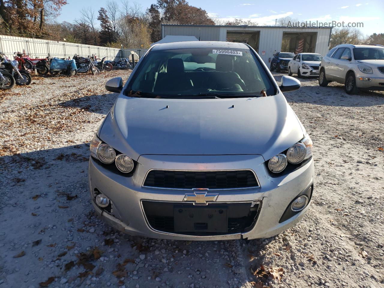 2013 Chevrolet Sonic Ltz Silver vin: 1G1JE6SG9D4192481