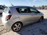 2013 Chevrolet Sonic Ltz Silver vin: 1G1JE6SG9D4192481