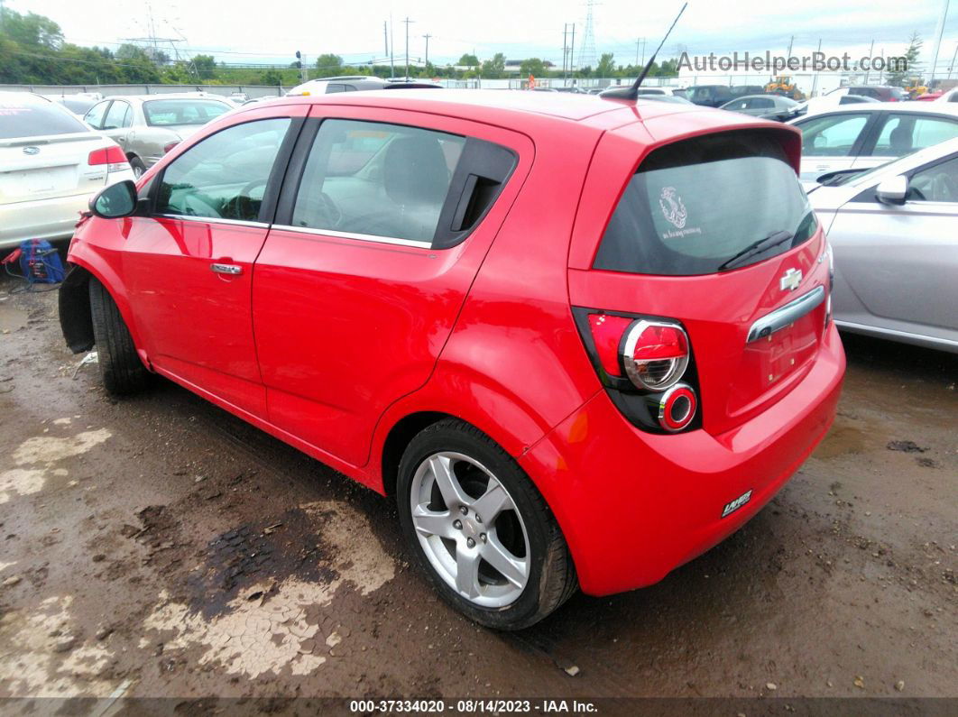 2013 Chevrolet Sonic Ltz Red vin: 1G1JE6SH2D4120496