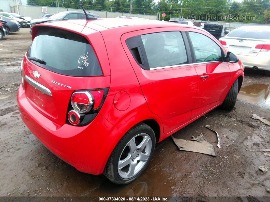 2013 Chevrolet Sonic Ltz Red vin: 1G1JE6SH2D4120496