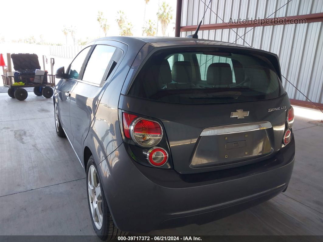 2013 Chevrolet Sonic Ltz Auto Gray vin: 1G1JE6SH7D4194769