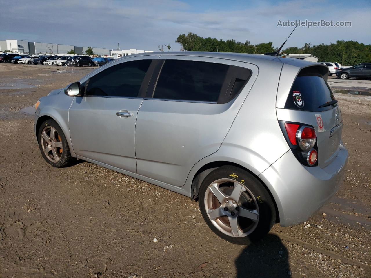 2013 Chevrolet Sonic Ltz Silver vin: 1G1JE6SH9D4175382