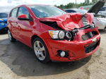 2013 Chevrolet Sonic Ltz Red vin: 1G1JF6SB4D4112425