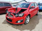 2013 Chevrolet Sonic Ltz Red vin: 1G1JF6SB4D4112425