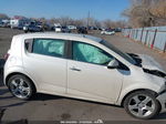 2013 Chevrolet Sonic Ltz Manual White vin: 1G1JF6SB6D4252623