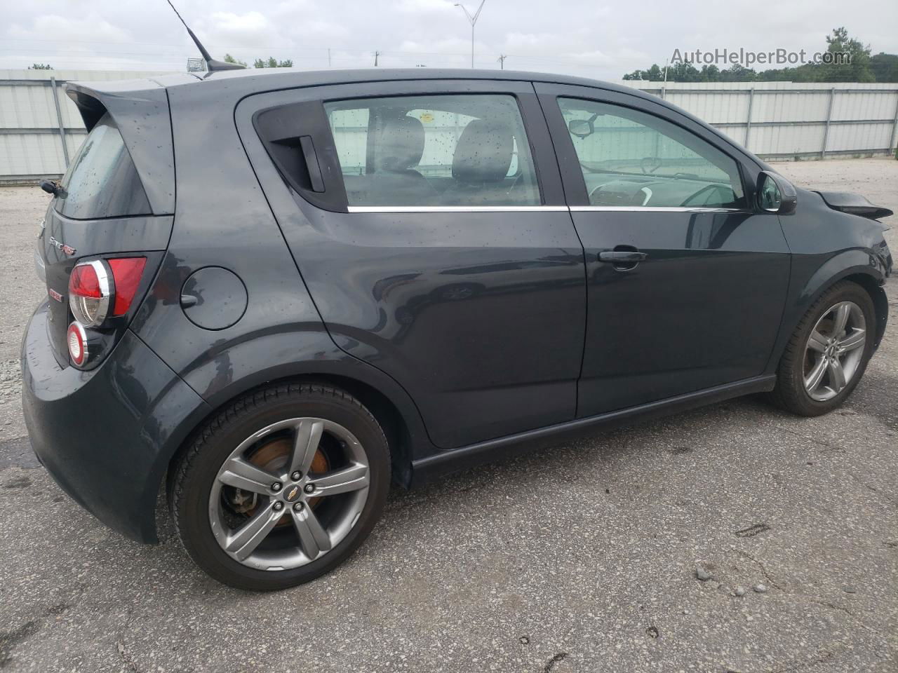 2014 Chevrolet Sonic Rs Gray vin: 1G1JG6SB0E4195706