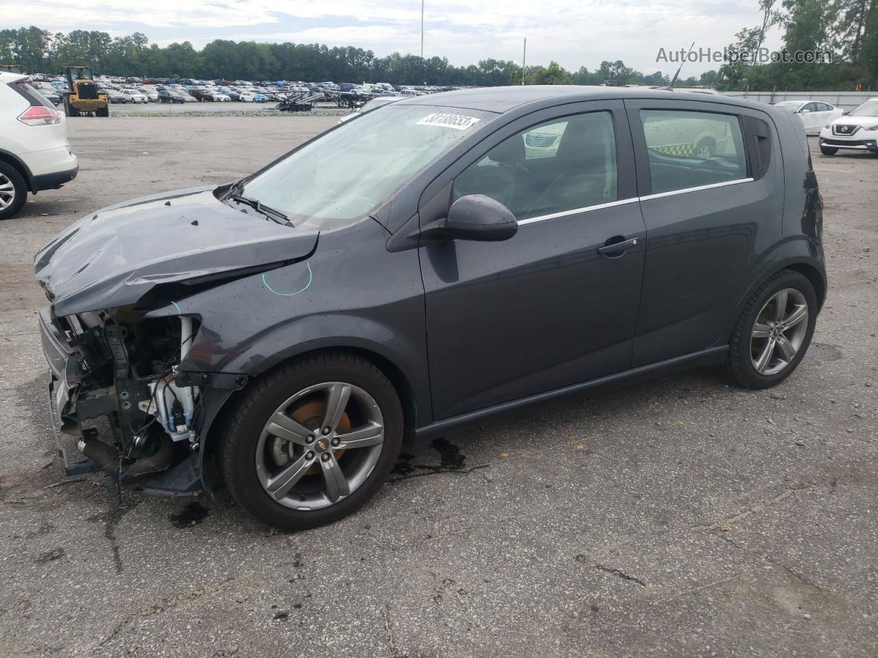 2014 Chevrolet Sonic Rs Gray vin: 1G1JG6SB0E4195706