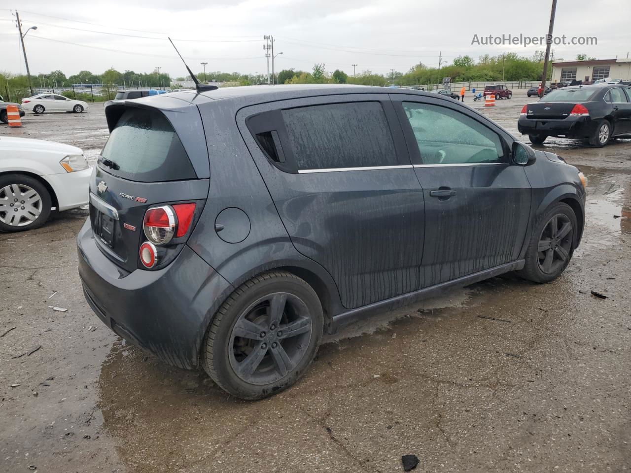 2013 Chevrolet Sonic Rs Серый vin: 1G1JG6SB1D4172627