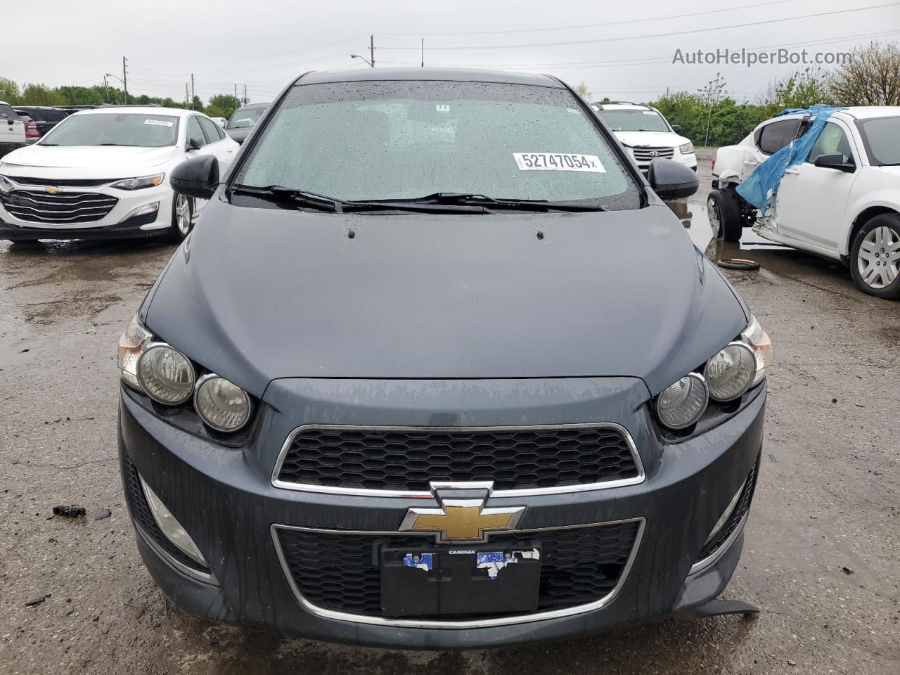 2013 Chevrolet Sonic Rs Gray vin: 1G1JG6SB1D4172627