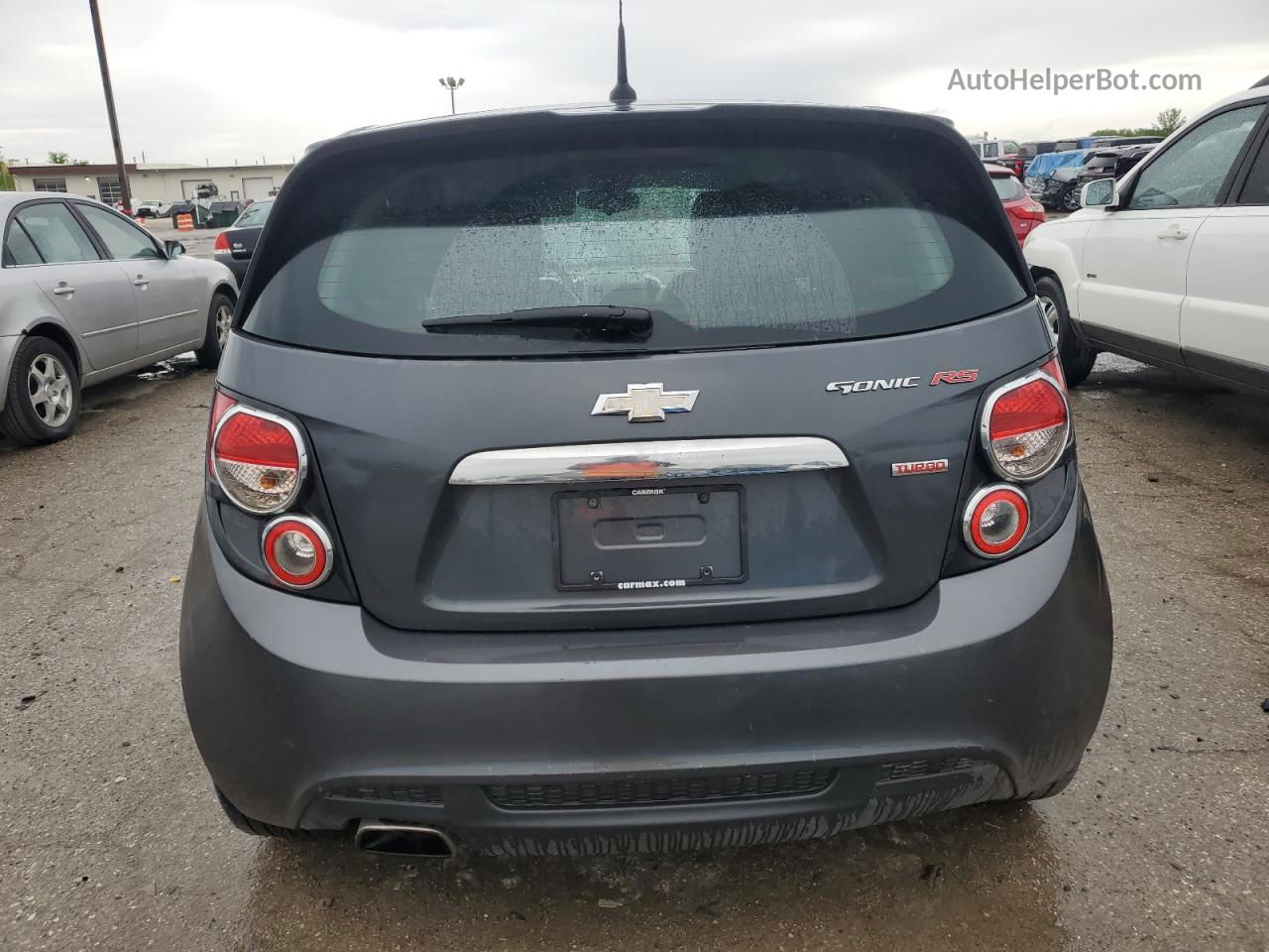 2013 Chevrolet Sonic Rs Gray vin: 1G1JG6SB1D4172627