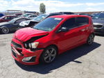 2014 Chevrolet Sonic Rs Red vin: 1G1JG6SB2E4195948