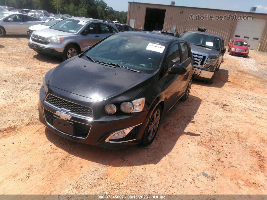 2014 Chevrolet Sonic Rs Черный vin: 1G1JG6SB3E4193545