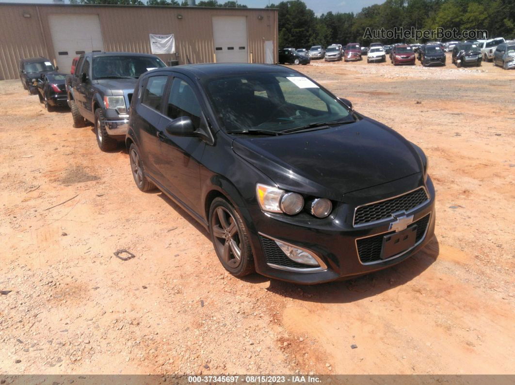 2014 Chevrolet Sonic Rs Черный vin: 1G1JG6SB3E4193545