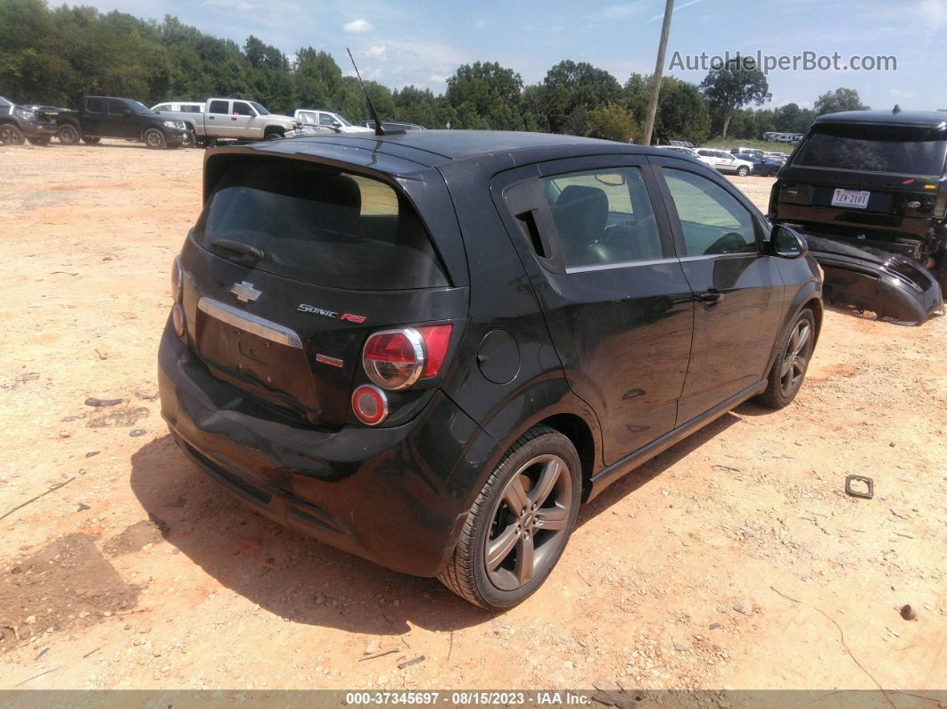 2014 Chevrolet Sonic Rs Черный vin: 1G1JG6SB3E4193545