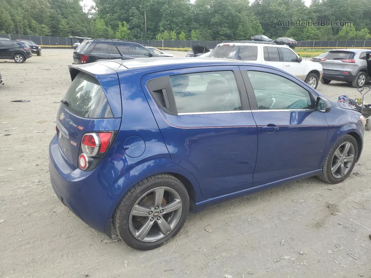 2014 Chevrolet Sonic Rs Blue vin: 1G1JG6SB3E4211154