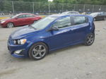 2014 Chevrolet Sonic Rs Blue vin: 1G1JG6SB3E4211154