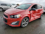 2013 Chevrolet Sonic Rs Red vin: 1G1JG6SB9D4176764