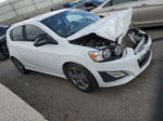 2013 Chevrolet Sonic Rs White vin: 1G1JH6SB1D4145716