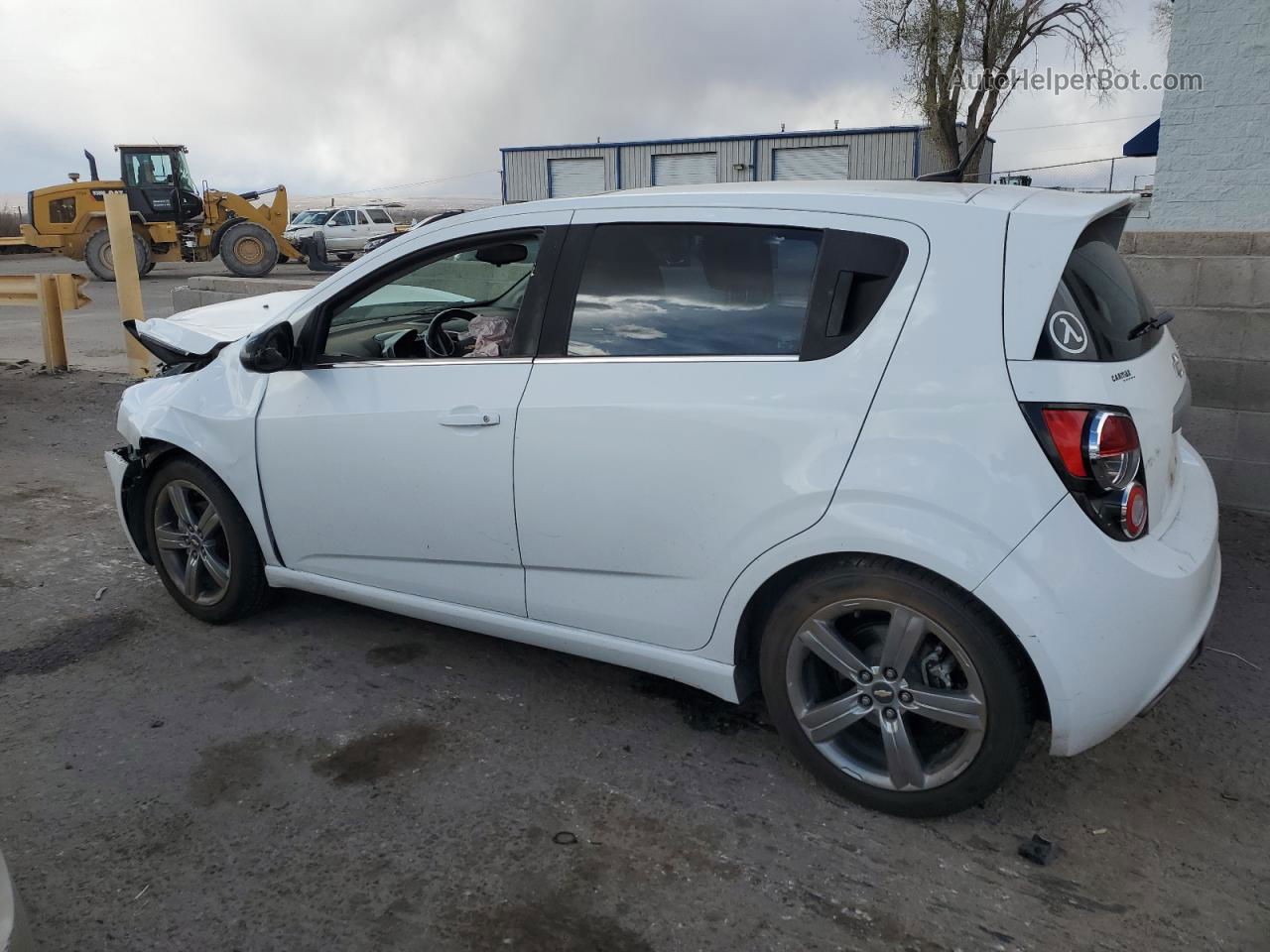 2013 Chevrolet Sonic Rs White vin: 1G1JH6SB1D4145716