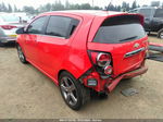 2014 Chevrolet Sonic Rs Red vin: 1G1JH6SB1E4108361