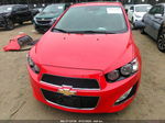 2014 Chevrolet Sonic Rs Red vin: 1G1JH6SB1E4108361