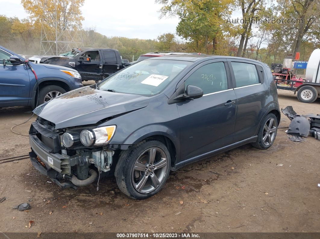 2013 Chevrolet Sonic Rs Manual Blue vin: 1G1JH6SB6D4165623