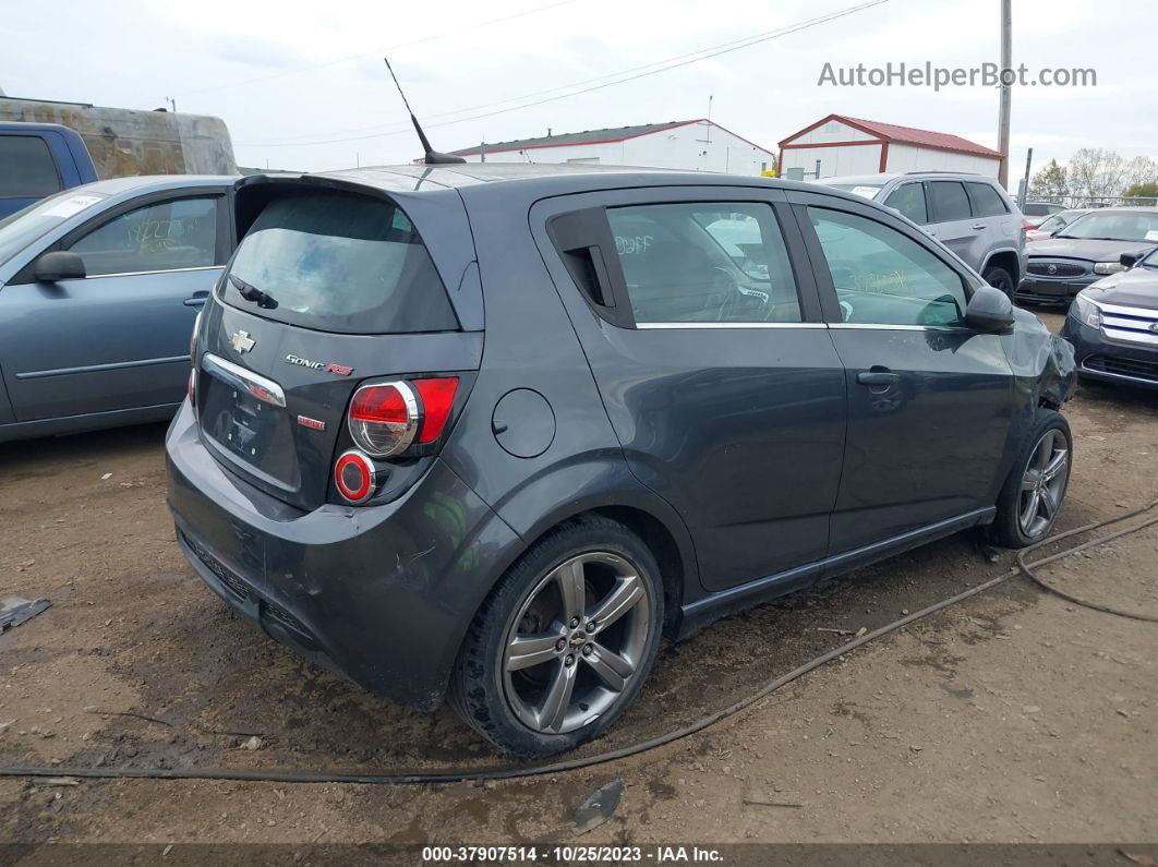 2013 Chevrolet Sonic Rs Manual Blue vin: 1G1JH6SB6D4165623