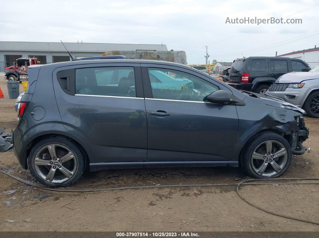 2013 Chevrolet Sonic Rs Manual Blue vin: 1G1JH6SB6D4165623